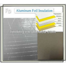 feuille d’aluminium isolation face mylar